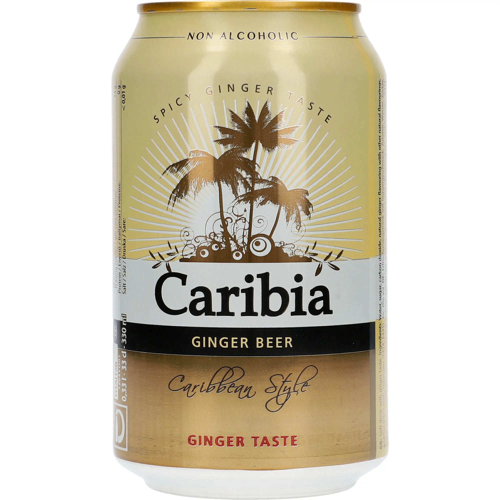 Caribia Ginger Taste TRAY 24x 0,33L DS zzgl. DPG Pfand