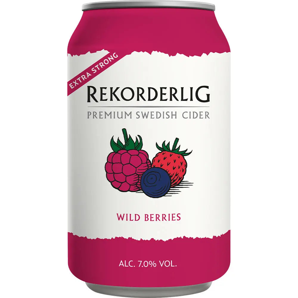 Rekorderlig Wild Berries extra Strong 7% 24x 0,33 ltr. zzgl. DPG Pfand - AllSpirits