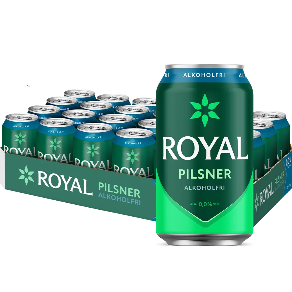 ROYAL Pilsner Alkoholfri 0,0% 24x0,33 ltr. zzgl. DPG Pfand
