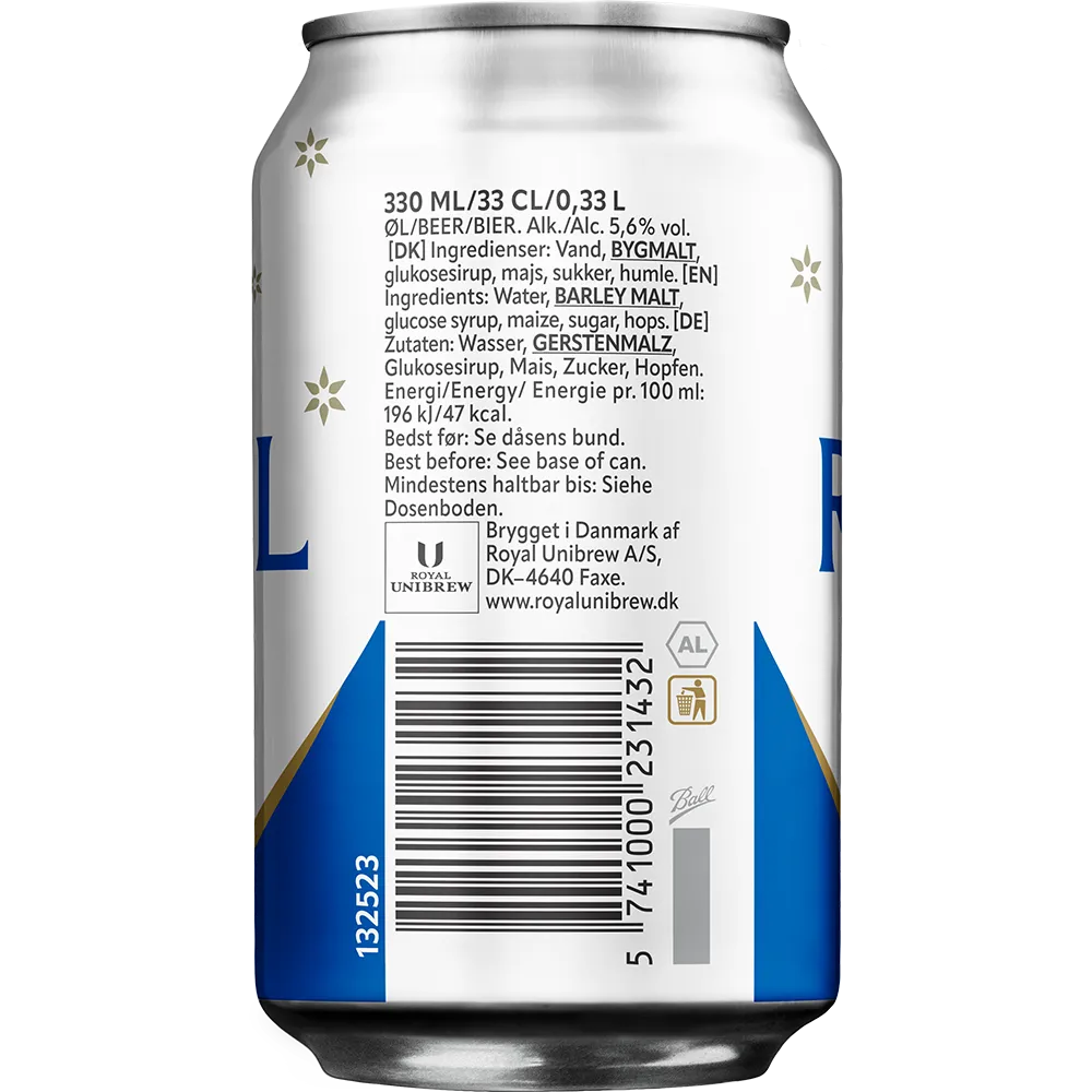 Royal X-Mas 5,6% TRAY 24x 0,33L DS zzgl. DPG Pfand