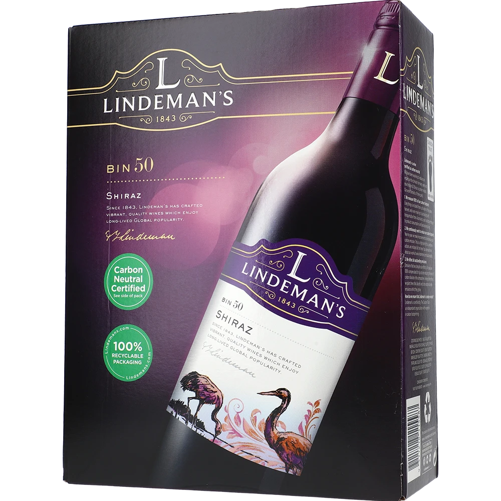 Lindeman's BIN 50 Shiraz 13,5 % 3L BIB