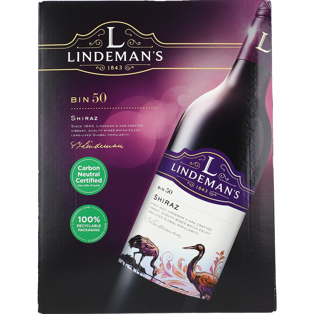 Lindeman's BIN 50 Shiraz 13,5 % 3L BIB