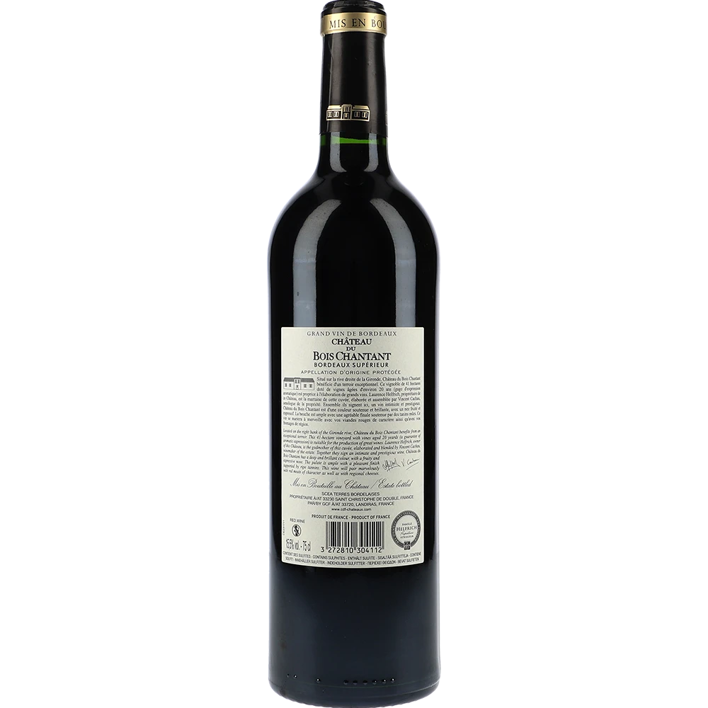Château du Bois Chantant Bordeaux Supérieur 14.5 % 0,75L FL