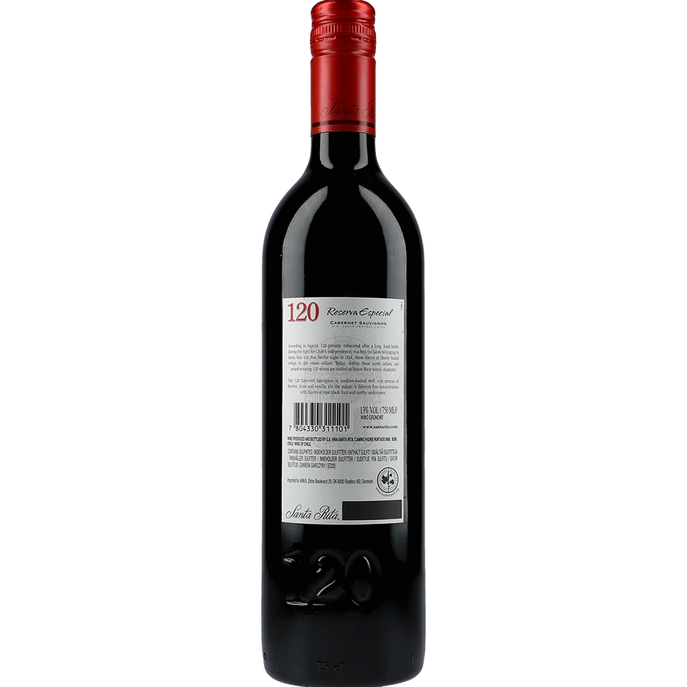 Santa Rita 120 Cabernet Sauvignon 13.5 % 0,75L FL