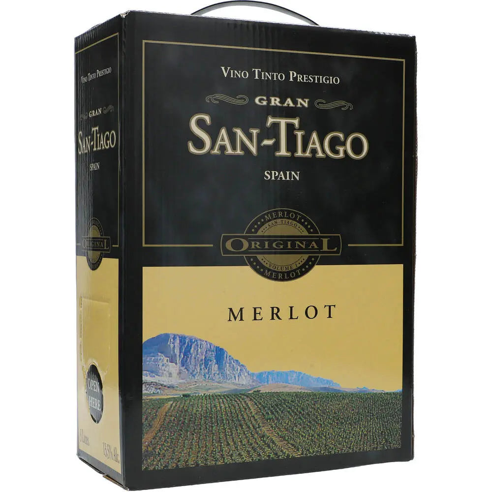 San Tiago Merlot 13,5% 3 ltr. - AllSpirits