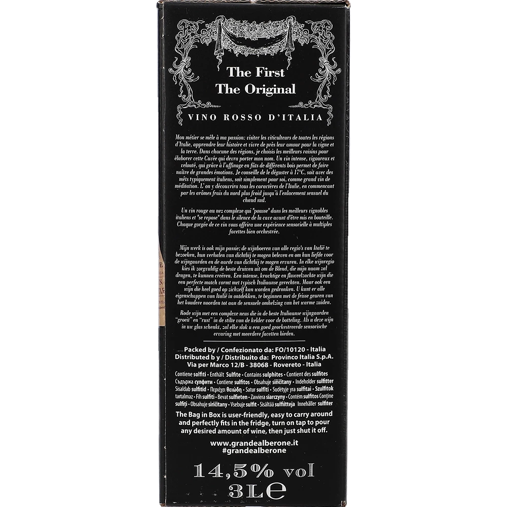 Grande Alberone Rosso Oak Aged 14.5 % 3L BIB
