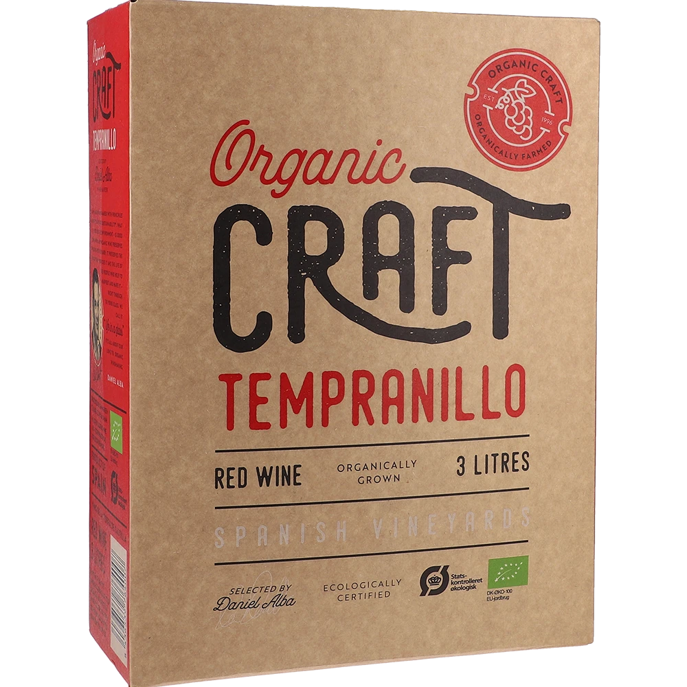 Organic Craft Tempranillo 13.5 % 3L BIB