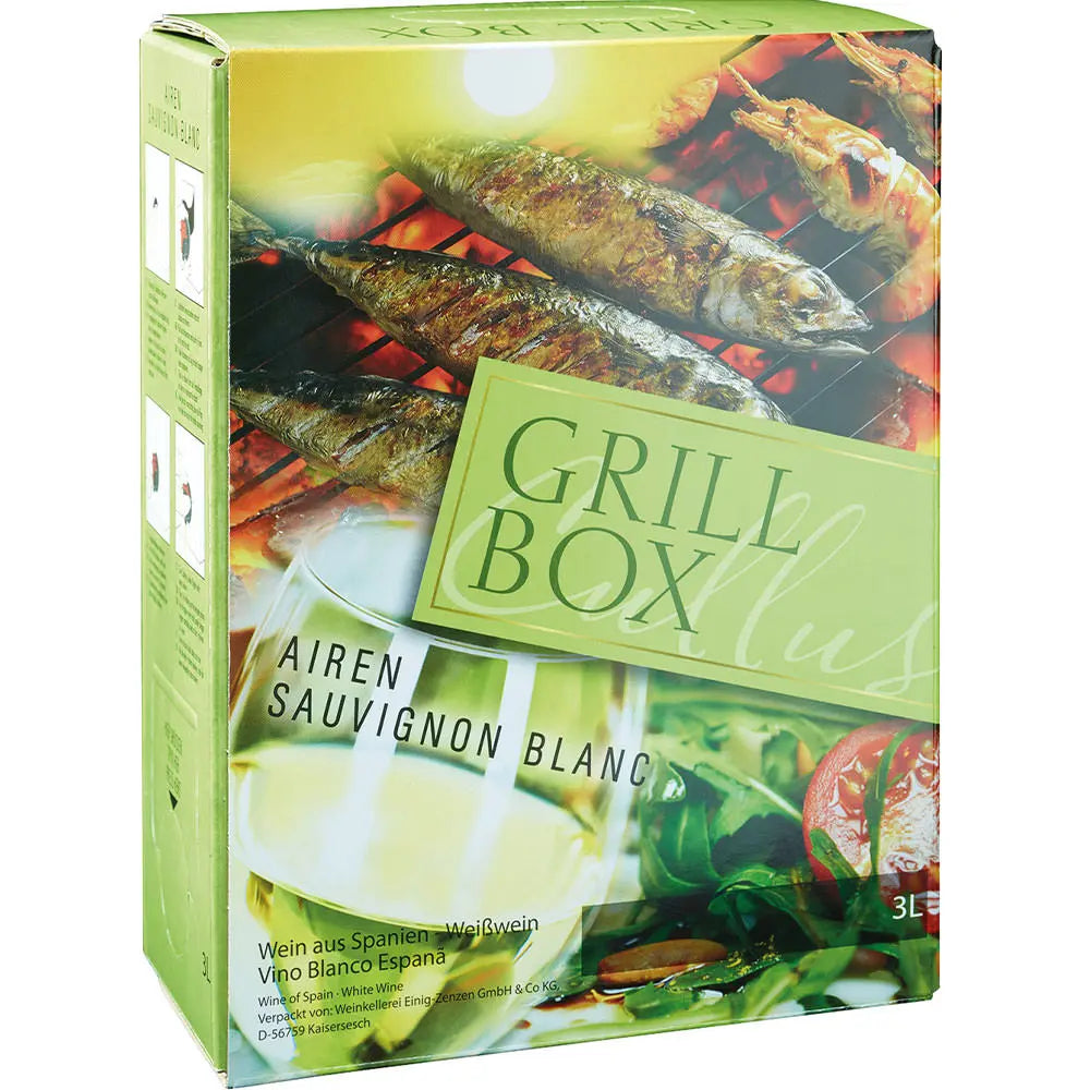 GRILLBOX Airen Sauvignon blanc 11% 3 ltr. - AllSpirits