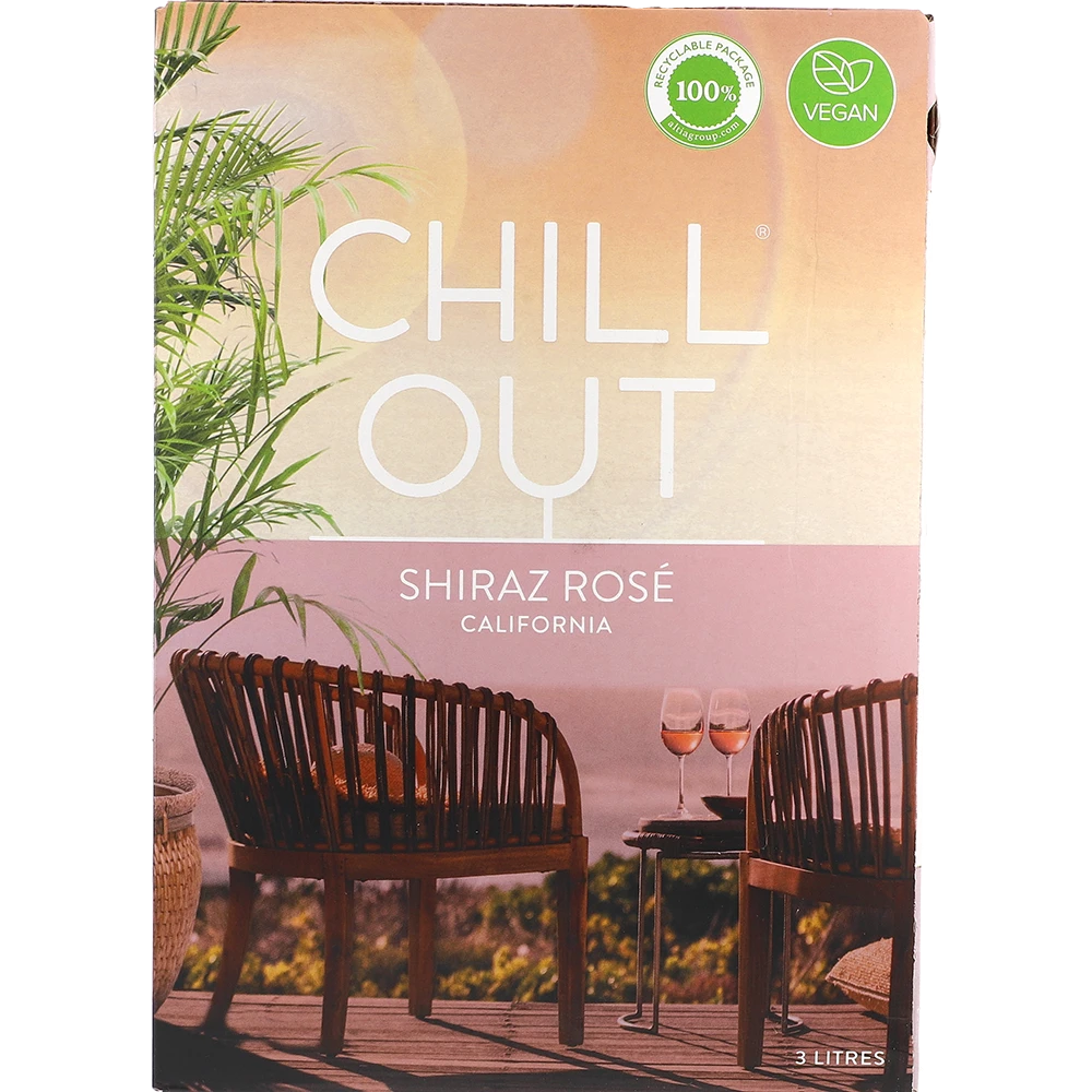 Chill Out Shiraz Rosé 12% 3 ltr. - AllSpirits