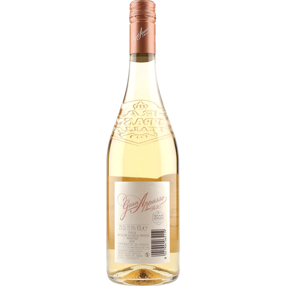 Gran Appasso Primitivo Rosé 12,5 % 0,75L FL