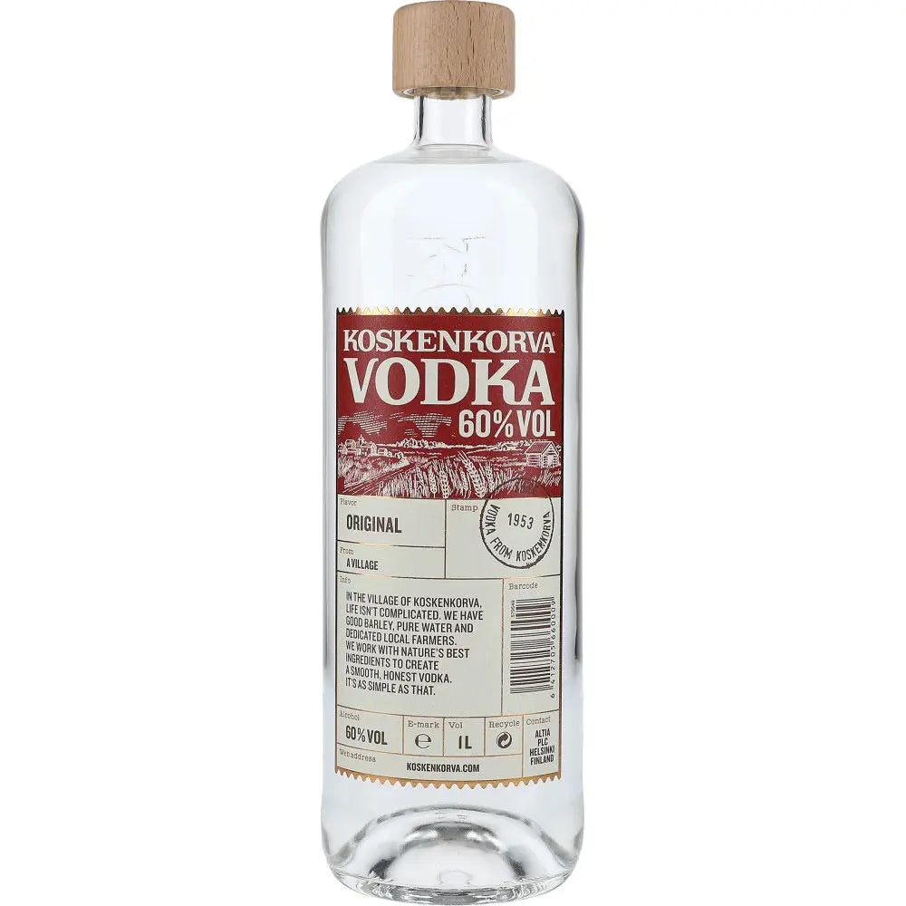 Koskenkorva 60% 1 ltr. - AllSpirits