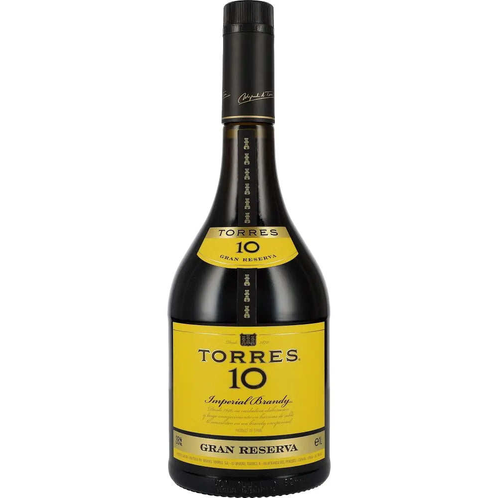 Torres 10 Gran Reserva 38% 1 ltr. - AllSpirits