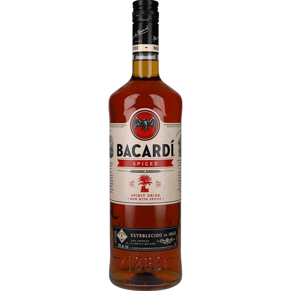 Bacardi Spiced 35% 1 ltr. - AllSpirits