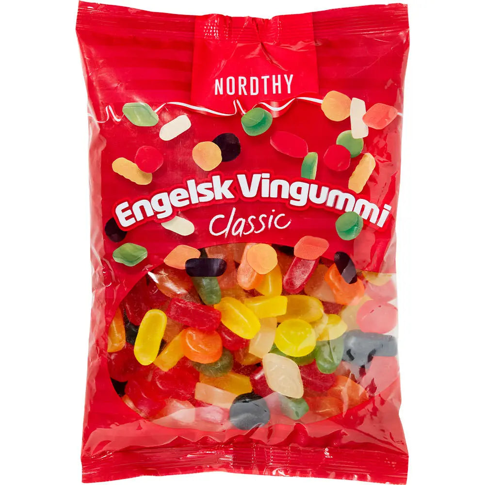 Nordthy Engelsk Vingummi Classic 900g - AllSpirits