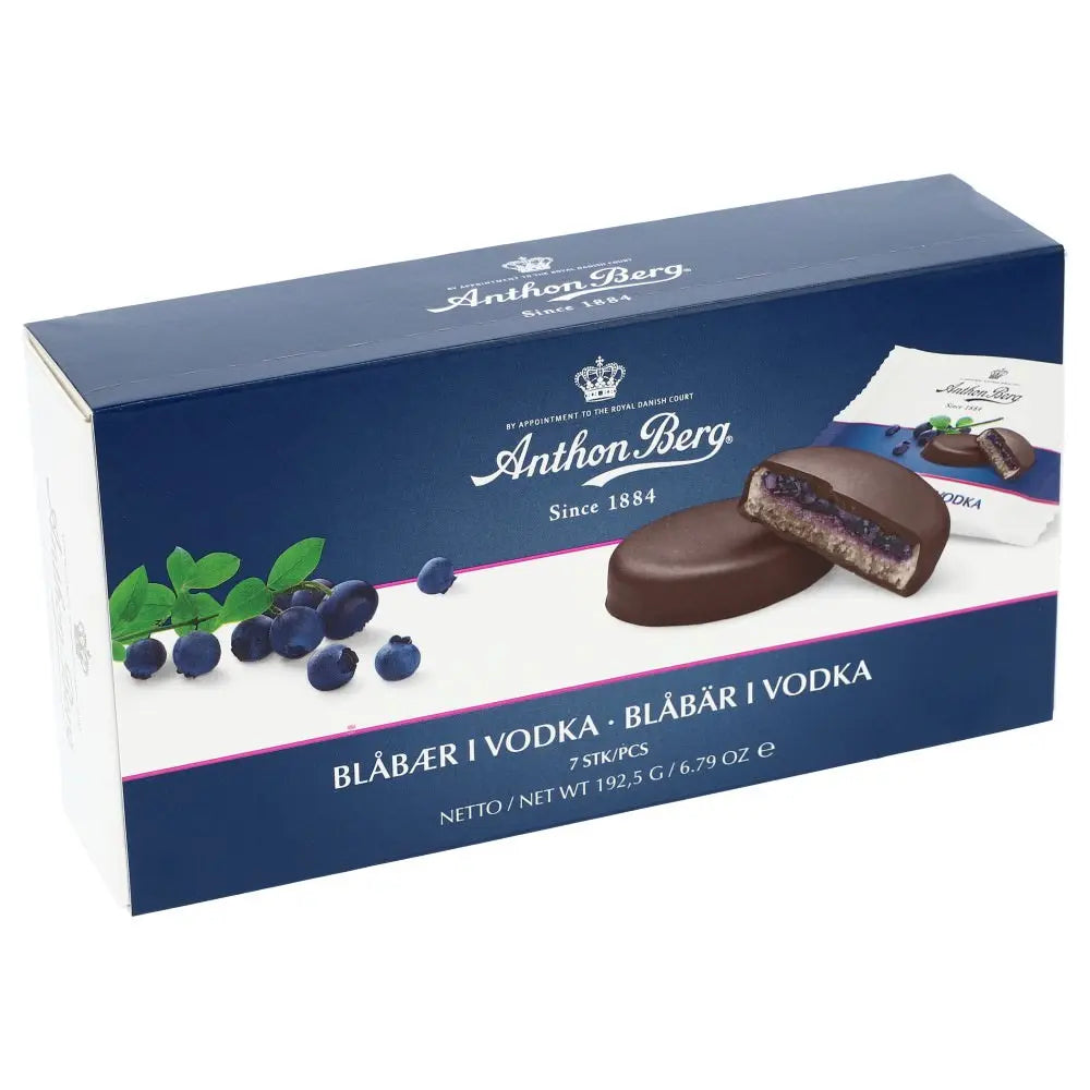 Anthon Berg Blaubeere in Vodka 192,5g - AllSpirits