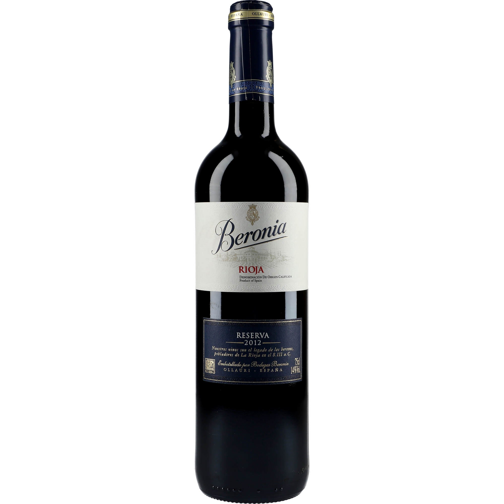 Beronia Rioja Reserva 14% 0,75 ltr - AllSpirits