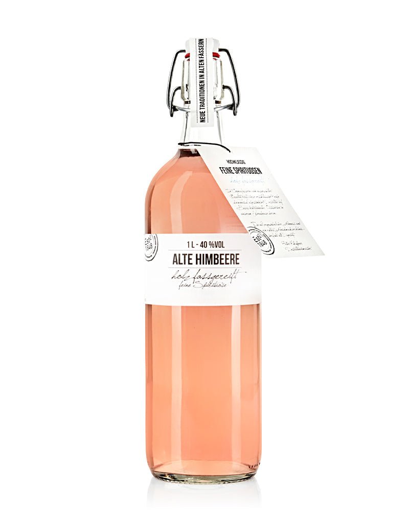 BIRKENHOF Brennerei Alte Himbeere feine holzfassgereifte Spirituose 1,0l Bügelflasche 40% vol. - AllSpirits