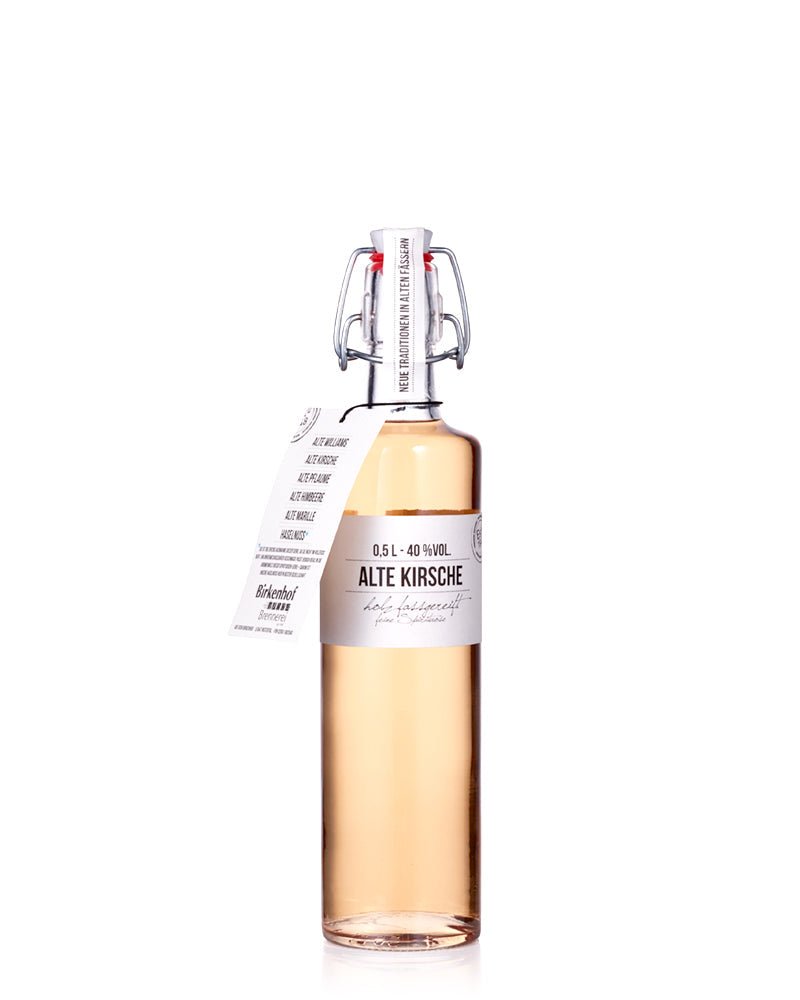 BIRKENHOF Brennerei Alte Kirsche feine holzfassgereifte Spirituose 0,5l Bügelflasche 40% vol. - AllSpirits