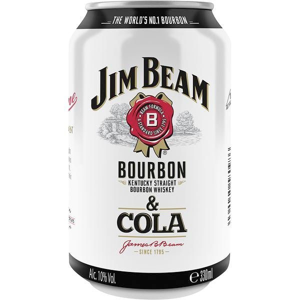 DPG Jim Beam & Cola 10% 0.33 ltr. - AllSpirits