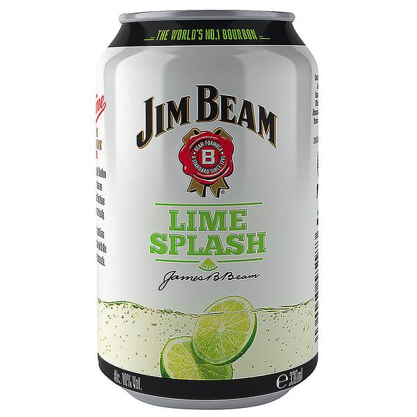 DPG Jim Beam Lime Splash 10% 0.33 ltr. - AllSpirits