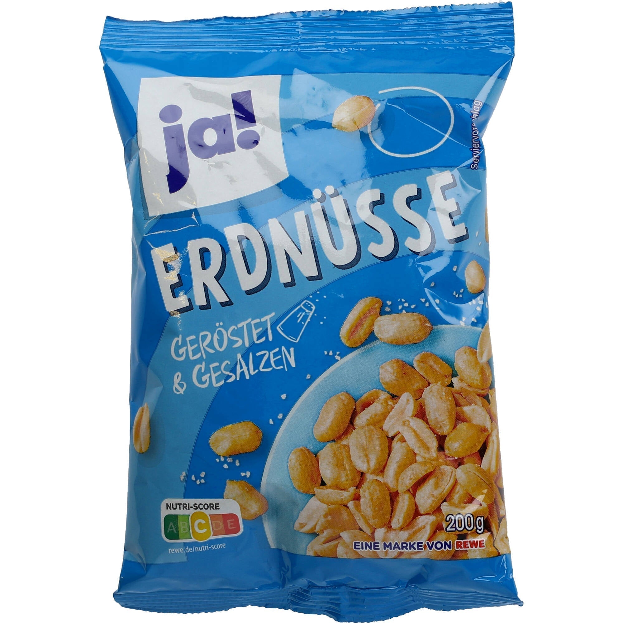 ja! Erdnuesse geröstet & gesalzen 200g - AllSpirits