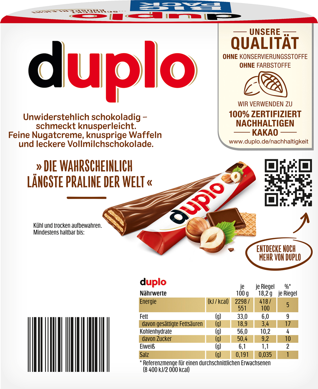 Ferrero Duplo 18er