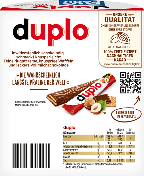 Ferrero Duplo 18er