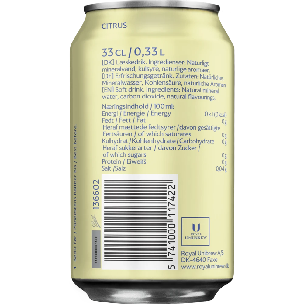 Egekilde Citrus 24x0,33L Dose zzgl. DPG Pfand