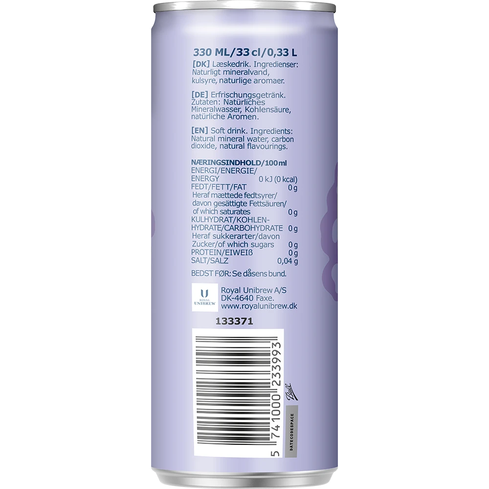 Egekilde Blåbær og Granatæble TRAY 24x 0,33L DS zzgl. DPG Pfand