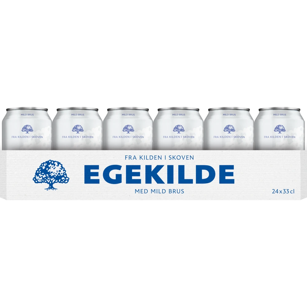 Egekilde med Mild Brus 24x0,33L Dose zzgl. DPG Pfand