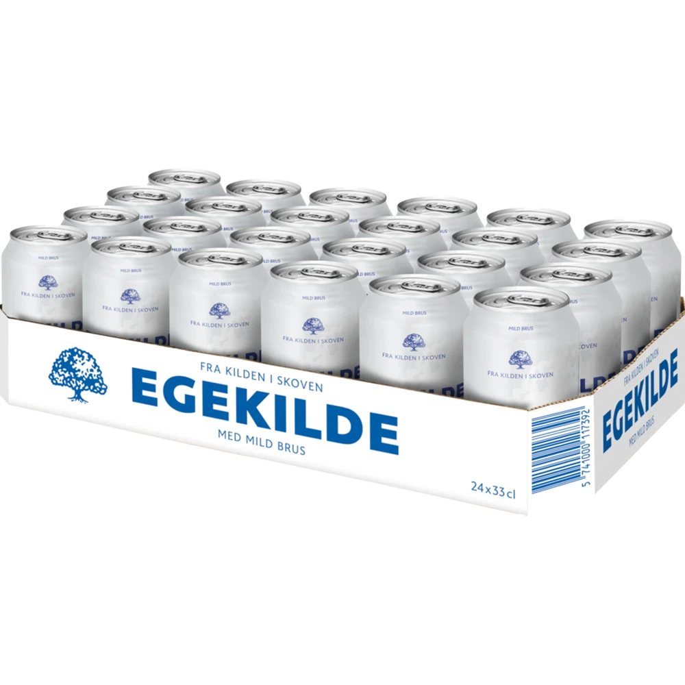 Egekilde med Mild Brus 24x0,33L Dose zzgl. DPG Pfand