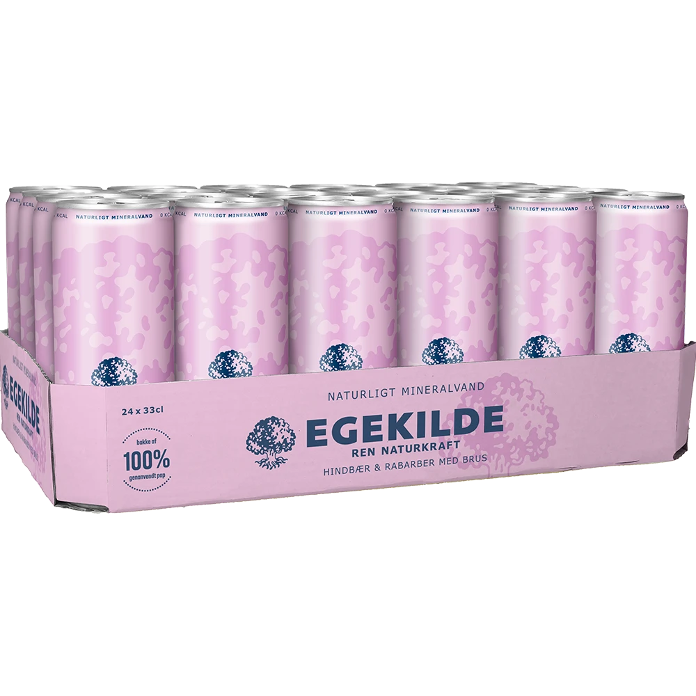 Egekilde Hindbær Rabarber TRAY 24x 0,33L DS zzgl. DPG Pfand