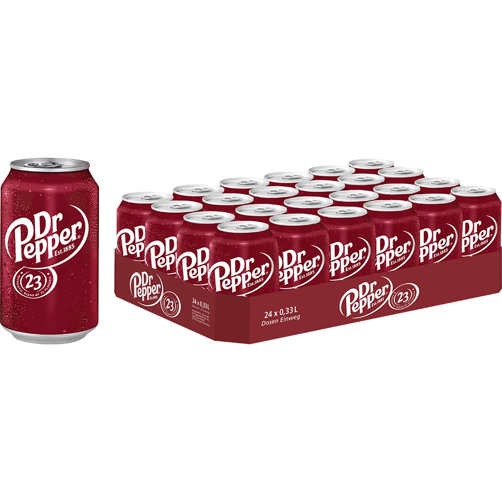 Dr. Pepper 24x0,33L Dose zzgl. DPG Pfand