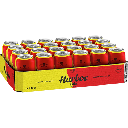 Harboe Cola Lemon 24x0,33L Dose zzgl. DPG Pfand