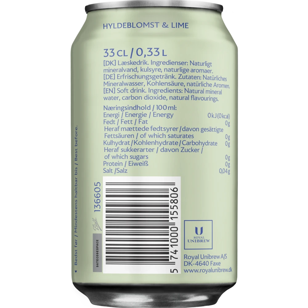 Egekilde Hyldeblomst Lime 24x0,33L Dose zzgl. DPG Pfand