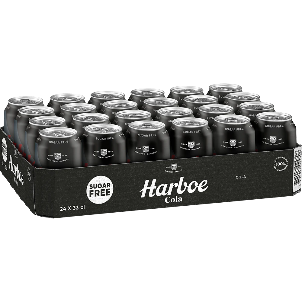 Harboe Cola 0% Sugar TRAY 24x 0,33L DS zzgl. DPG Pfand