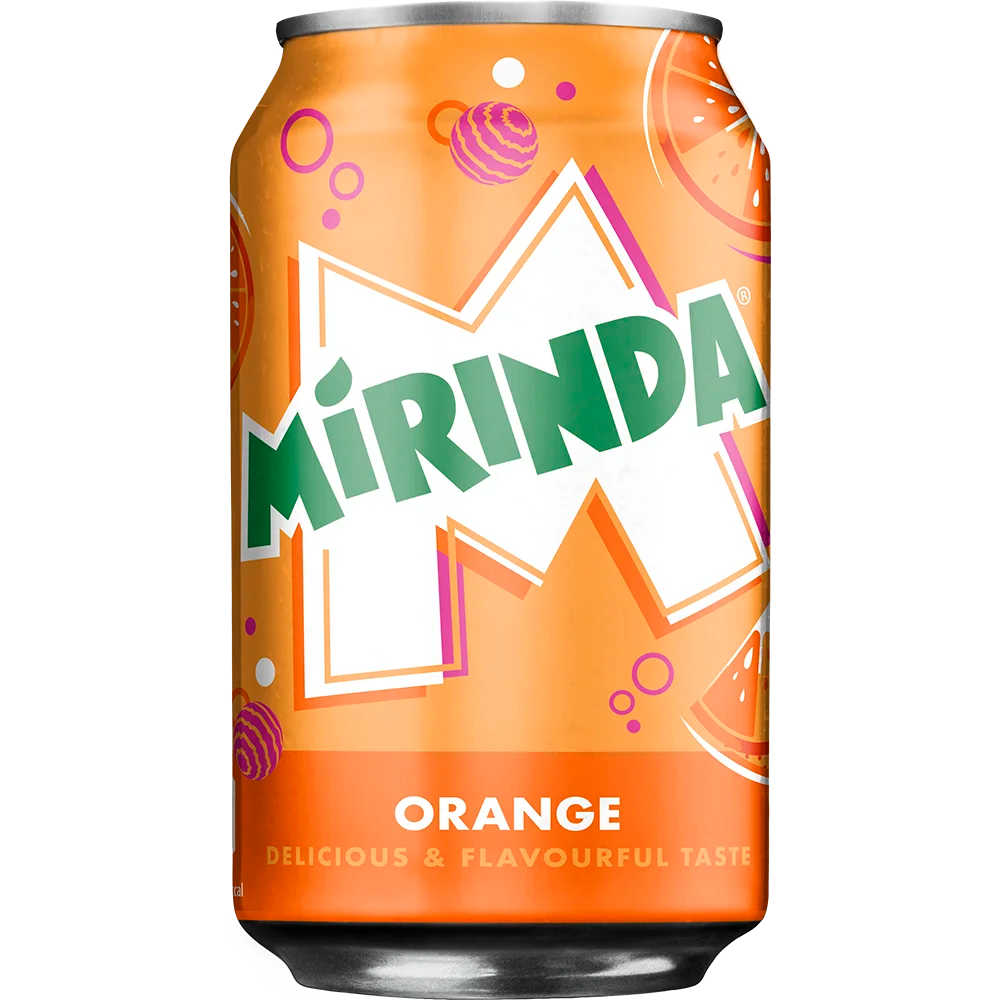 Pepsi Mirinda Orange 24x0,33 ltr. zzgl. DPG Pfand - AllSpirits
