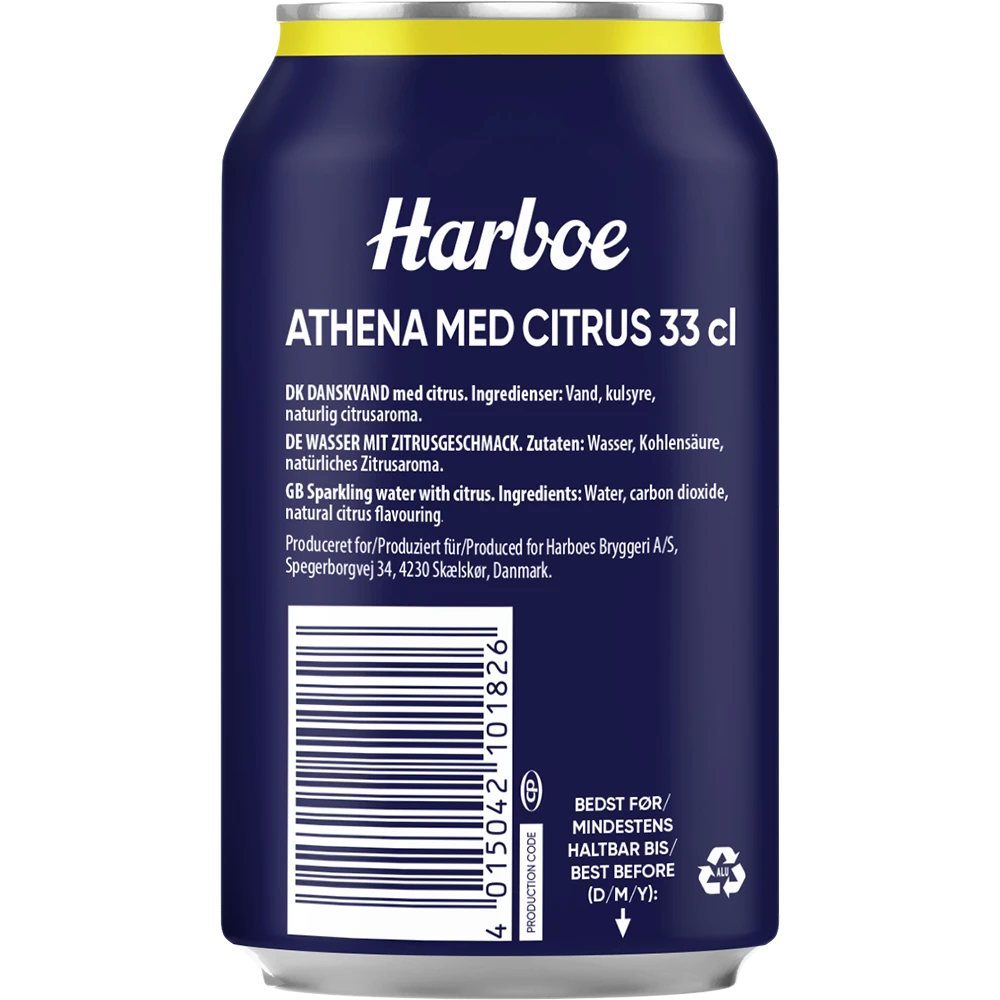 Harboe Athena Citrus 24x0,33L Dose zzgl. DPG Pfand