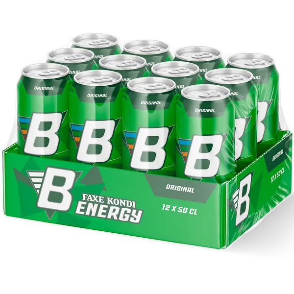 Faxe Kondi Energy Original 12x0,5L Dose zzgl. DPG Pfand