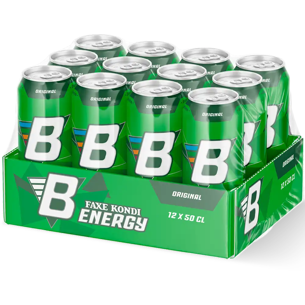 Faxe Kondi Energy Original TRAY 12x 0,5L DS zzgl. DPG Pfand