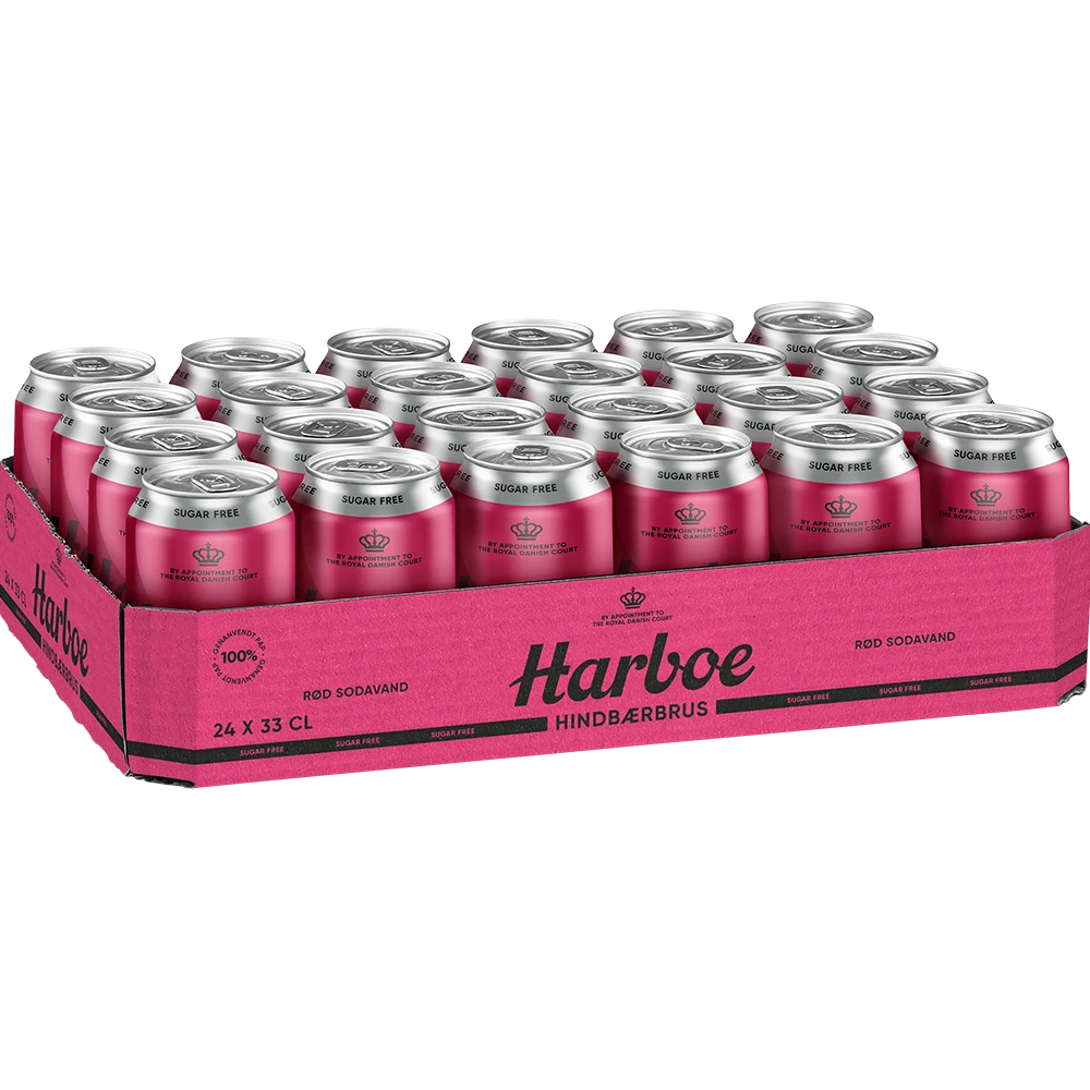 Harboe Hindbær Light 24X 0 33 Ltr. Zzgl. Dpg Pfand Softdrinks