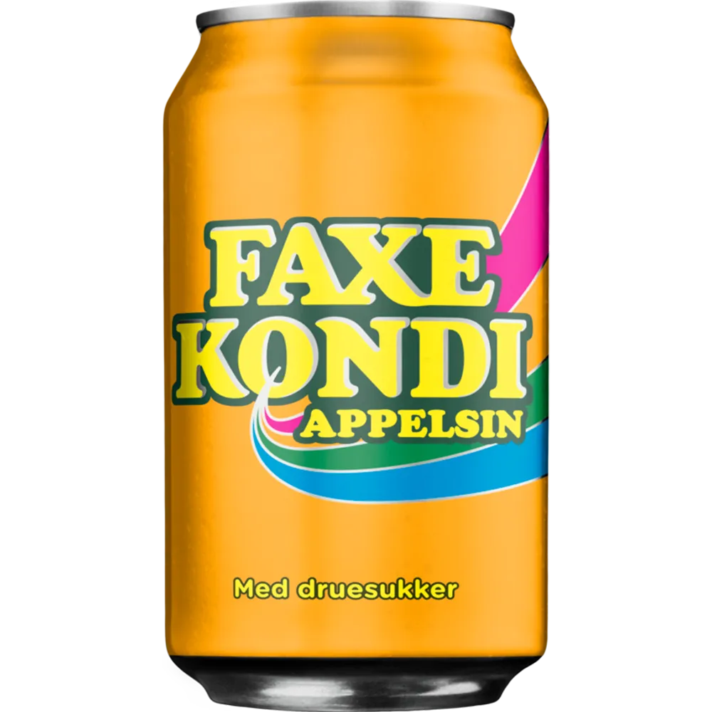Faxe Kondi Appelsin (Apfelsine) 24 x 0,33l zzgl. DPG Pfand - AllSpirits