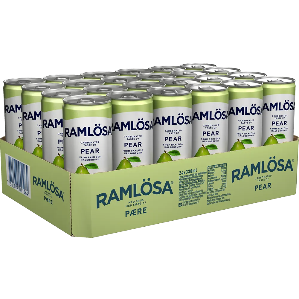 Ramlösa Pear 24x0,33 DS. zzgl. DPG Pfand