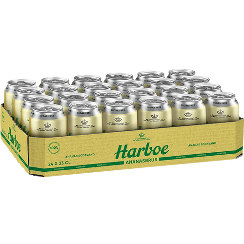 Harboe Ananasbrus 0% Sugar 24x0,33L Dose zzgl. DPG Pfand