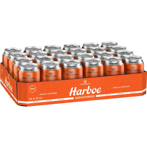 Harboe Abrikos 0% Sugar 24x0,33L Dose zzgl. DPG Pfand