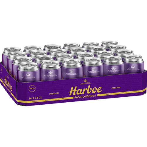 Harboe Passionsbrus 0% Sugar 24x0,33L Dose zzgl. DPG Pfand