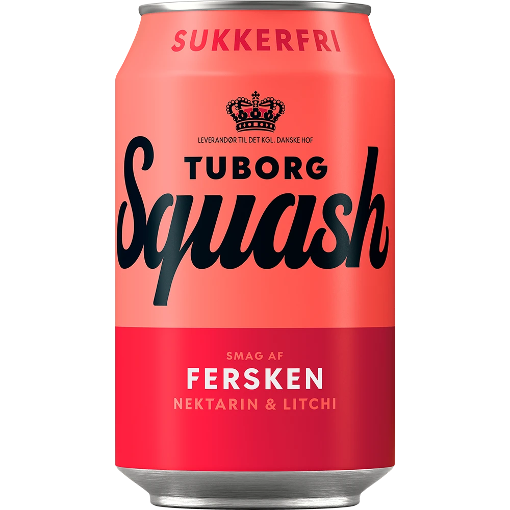Tuborg Squash Fersken Zuckerfrei 24 x 0,33 ltr. zzgl: DPG Pfand