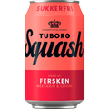 Tuborg Squash Fersken Zuckerfrei 24x0,33 DS. zzgl. DPG Pfand