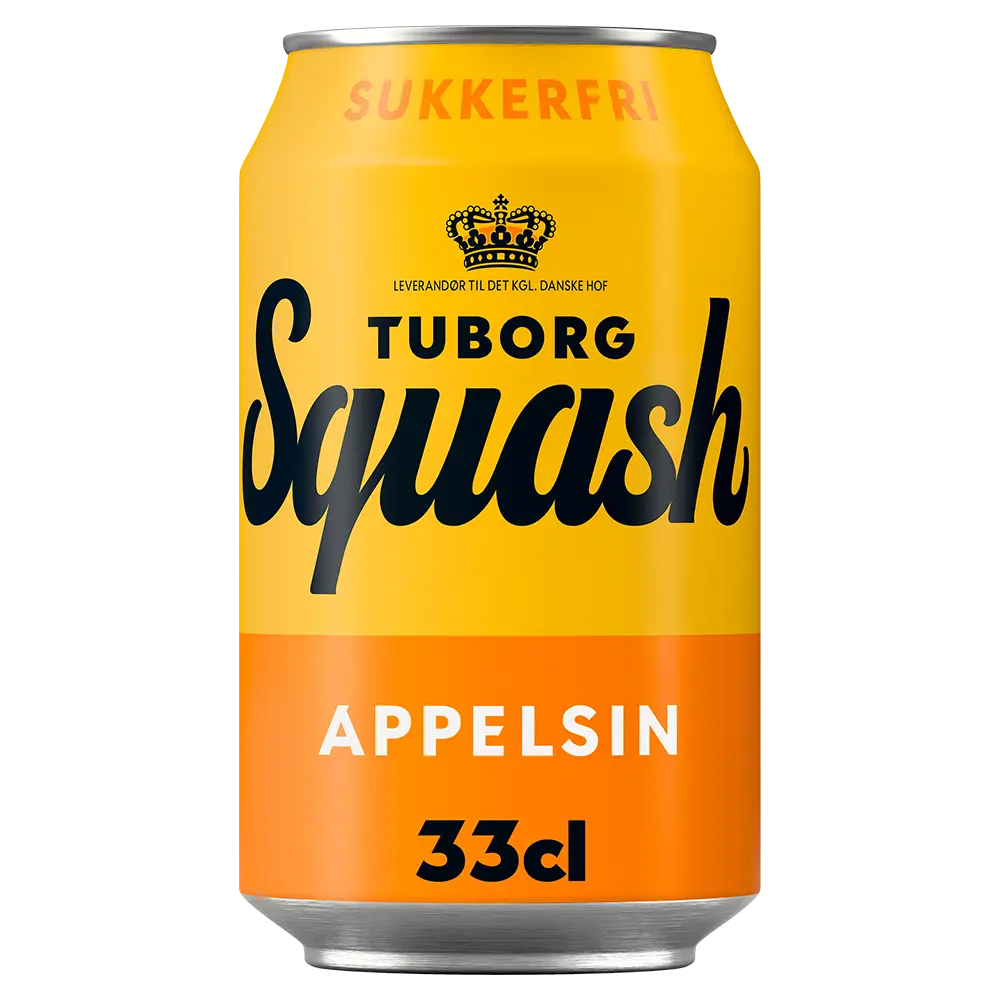 Tuborg Squash Appelsin Zuckerfrei 24x0,33L Dose zzgl. DPG Pfand