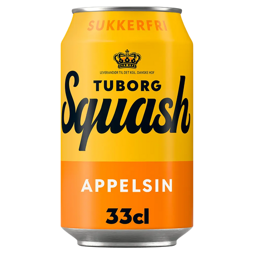 Tuborg Squash Appelsin Zuckerfrei 24x0,33 DS. zzgl. DPG Pfand